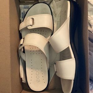 Ecco Motion Sandal Motion Slide - Size 9 - White - 1287300107